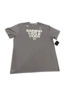 Nike KD Dri-Fit Raining Kats & Dogs" T-Shirt XXL grau Neu mit Etikett Kevin Durant - Bild 1 von 8