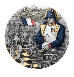 Napoleon Bonaparte 2oz High Relief .999 Silbermünze - Niue 5 Dollars VORVERKAUF - Bild 1 von 10