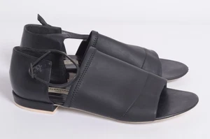 Balenciaga sandali donna neri pelle tinta unita tacco basso cinturino alla caviglia tg EU 39 - Foto 1 di 7