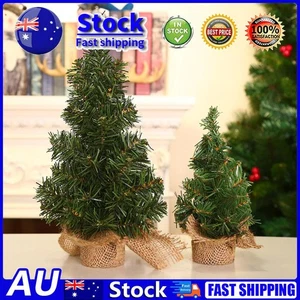 Bottle Brush Trees with Burlap Base Small Artificial Trees for Miniature Scenes - Picture 1 of 15