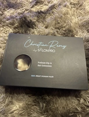 Christian Remy By Salon Pro Human Hair Extensions 20, 16.18. 22In Crème Blonde I - Image 1 of 4