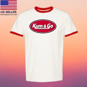Kum & Go Midwestern Jackass Men's Ringer Red Size S to 2XL - Picture 1 of 1