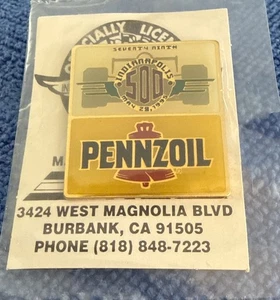 NOS 1995 Vintage Indy Indianapolis 500 Motor Speedway 79th Pennzoil Anstecknadel 42 - Bild 1 von 1
