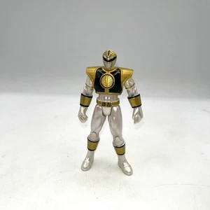 Tommy JDF Power Rangers Megaforce Mighty Morphin Metallic White Ranger Figur - Bild 1 von 4
