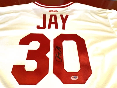 Joey Jay Signed (custom) Reds Baseball Jersey -PSA Authenticated - Image 1 of 4