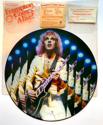 PETER FRAMPTON COMES ALIVE LMTD EDITION PICTURE DISC NEAR MINT NUMBERED VINYL - Image 1 of 4