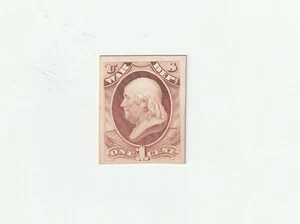US Official Revenue Sc# O83 Franklin 1 Cent Mint Proof Stamp - Picture 1 of 2