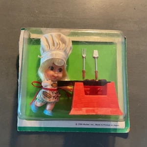 1966 Vintage Liddle Kiddles Sizzly Friddle # 3513 Mattel Kiddles MOSC - Imagen 1 de 6