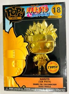 Funko Pop! PIN Naruto Shippuden Naruto (Six Path) #18 Limited Edition Chase 2007 - Picture 1 of 3