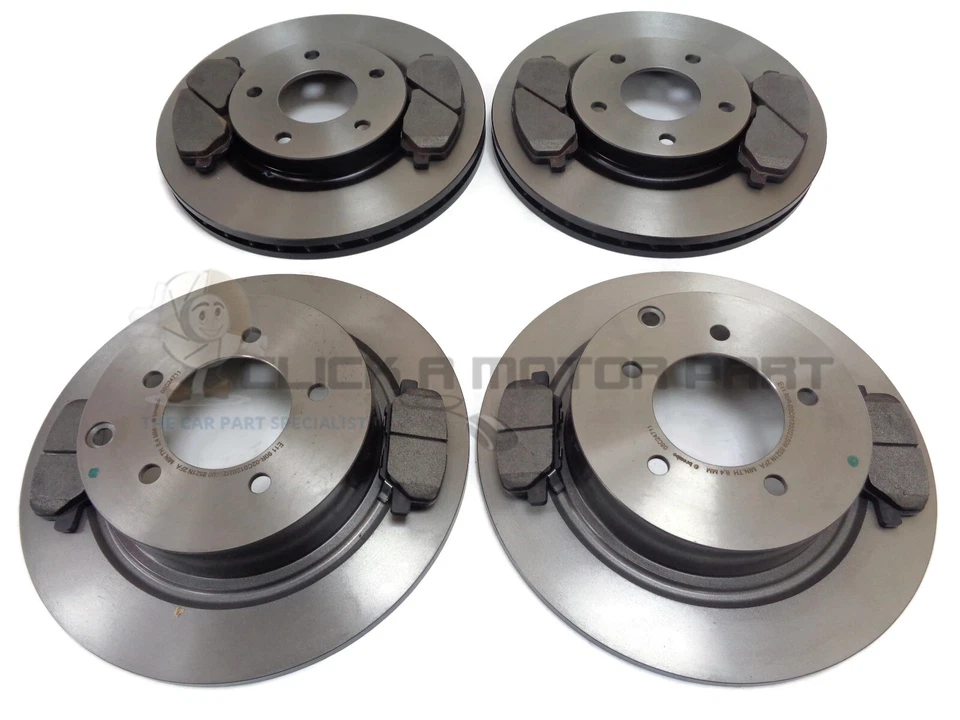 Front And Rear Brake Discs And Pads For Mitsubishi ASX 2010 To July 2012 - Image 1 of 1