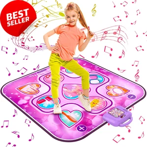 Dance Mat for Kids Ages 3-10 Girls Birthday Gift with Music and Game Modes - Picture 1 of 12