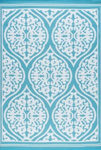 Blue Scrolls Bulbs Leaves Petals Transitional Casual Area Rug Floral SUN1701 - Picture 1 of 3