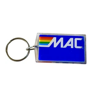 Carta Accesso Soldi MAC Vintage Con Logo Portachiavi Plastica Lucite Bancomat Arcobaleno - Foto 1 di 10