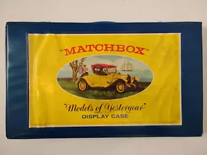 Matchbox- Lesney models of yesteryear Carrying case-1969 with 16 various cars - Picture 1 of 12