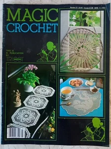 Magic Crochet # 27 Octobe 1983 Vintage Frankreich Trikot Muster Diagramme Diagramme Fotos - Bild 1 von 7