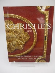 Christie's Furniture & Goldwork Collection of Japanese Lacquers Auction Catalog - Picture 1 of 1