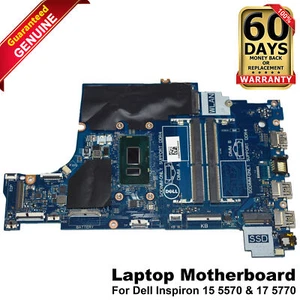 Dell Inspiron 5570 5770 Core i3-8130U 2.2GHz DDR4 Motherboard 01YV2 LA-F114P - Picture 1 of 5