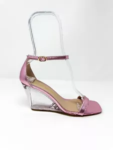 Stuart Weitzman Women's Nudistlucite 85 Wedge Sandals Cotton Candy 7.5 US $475 - Picture 1 of 8