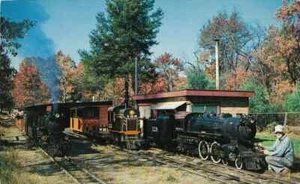 "Postal de tren ""Riverside & Great Northern Railway, Wisconsin Dells, Wisconsin" - Imagen 1 de 2