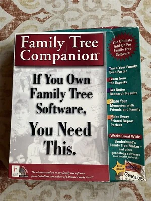 Family Tree Companion_Add-on to Family Tree software_Vintage Geneology Suite - Image 1 of 4