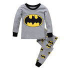 Boys Toddlers Kids Super Hero Pyjamas Pj's Sleepwear T-Shirt Pants Costume Sets