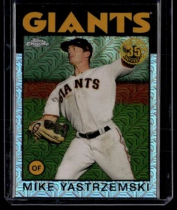 2021 Topps-Chrome 1986 MOJO REFRACTOR Mike Yastrzemski - Picture 1 of 2