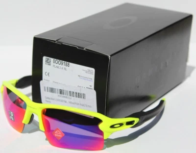 OAKLEY Flak 2.0 XL Sunglasses Neon Yellow Tennis Ball/Prizm Road NEW OO9188-H1 - Image 1 of 4