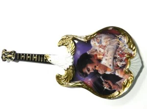 Elvis Presley ALOHA FROM HAWAII 1973 Guitar Shaped Plate Bradford Exchange 2000 - Picture 1 of 6