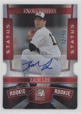 2010 Donruss Elite Extra Edition Status Red Die-Cut Signatures /50 Zach Lee Auto