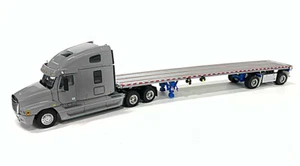 Freightliner Century Truck with East Flatbed Trailer Grey Sword 1:50 Scale New - Picture 1 of 12