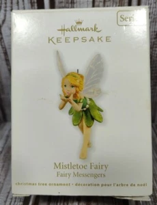 2011 Hallmark "Mistletoe Fairy" Messengers #7 Series adorno de recuerdo de Navidad - nuevo en caja - Imagen 1 de 9