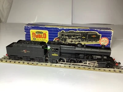 Hornby Dublo 3 Rail 3224 BR Black 2-8-0 Class 8F Loco 48094 With Ringfield Motor - Image 1 of 4