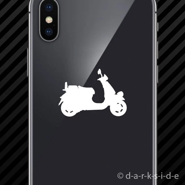 (2x) Vespa GT60 Cell Phone Sticker Mobile GT 60 moped scooter - Image 1 of 1