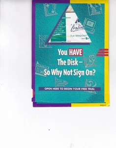 AOL 2.0 America Online Factory Sealed Floppy Take A Look - Picture 1 of 3