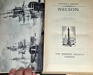 Nelson by Carola Oman Vintage Biography Horatio British Naval History Book - Bild 1 von 4