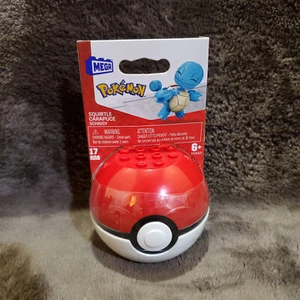 MEGA Construx Pokeball "Squirtle" Pokemon Figure- Series 19 - Picture 1 of 6
