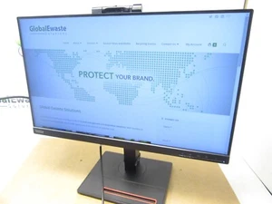 Lenovo ThinkVision T24v-20 24" LCD Monitor 1920 x 1080 Webcam w/ Stand + Cables - Picture 1 of 8