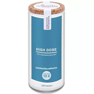 Lactobacillus salivarius HD, 20 mil millones (20 x 10^9) KbE, 290 cápsulas - Imagen 1 de 7