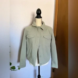 Joie Women’s Green Short Pea Coat Size M NWOT - Picture 1 of 8