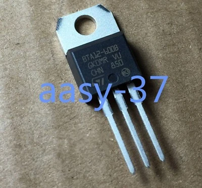 2PCS NEW BTA12-600B BTA12-600 Triac Sgs-Thomson 600V 12A - Image 1 of 2