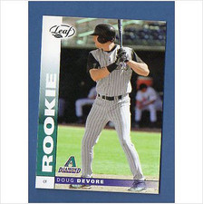 2002 Leaf Arizona Diamondbacks Baseball Card #174 Doug Devore ROO Rookie