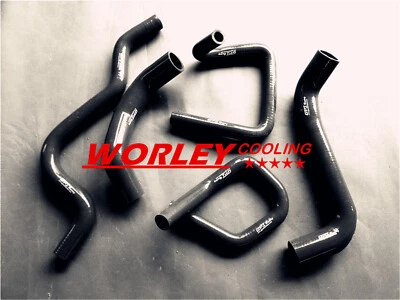 Black Silicone Radiator Hose Kit for Ford Falcon BA BF XR6 XR 6 6cyl Turbo new - image 1 of 4