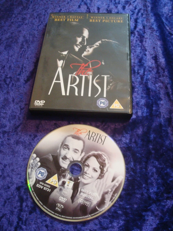 DVD THE ARTIST JEAN DUJARDIN BERENICE BEJO SILENT MOVIE DRAMA HOLLYWOOD UK R2 - Image 1 of 1