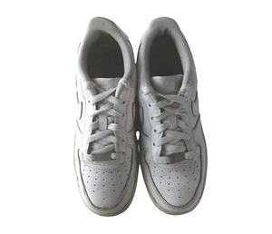 Nike Youth Air Force 1  314192-117 White Lace-Up Sneaker Shoes Youth Size 5.5Y - Picture 1 of 9