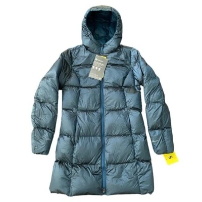 Parka para mujer Eddie Bauer Luna Peak Down verde pavo real acolchada talla pequeña nueva con etiquetas Foto 1 de 4