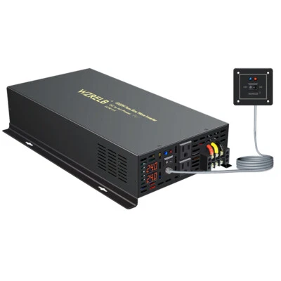 4000W Pure Sine Wave Inverter Power 48V DC to AC 110V 120V  Solar Remote Switch - Image 1 of 4