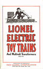 1920 LIONEL CATALOG FOLDER REPRODUCTION BY DON LA SPALUTO