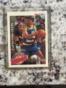 1992-93 NBA HOOPS MAGICS ALL ROOKIE TEAM CARD DENVER NUGGETS LAPHONSO ELLIS #4 - Picture 1 of 1