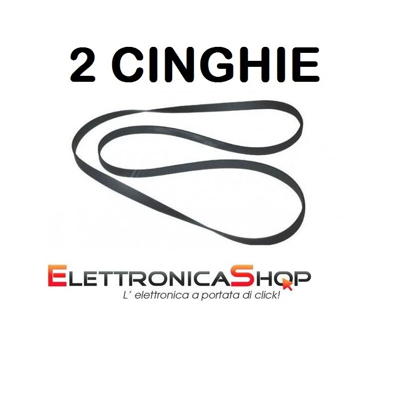 2 Cinghie di ricambio per giradischi TECHNICS SL-BD22 SLBD22 - Immagine 1 di 1