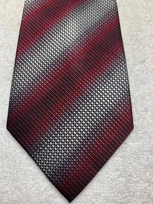 CORBATA HOMBRE KENNETH COLE ROJO Y GRIS 4 X 59 Foto 1 de 4